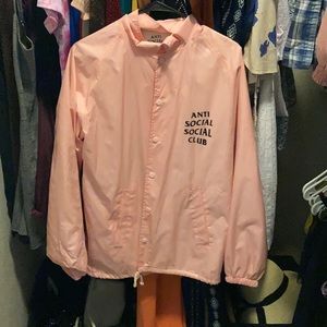 Anti social social club windbreaker